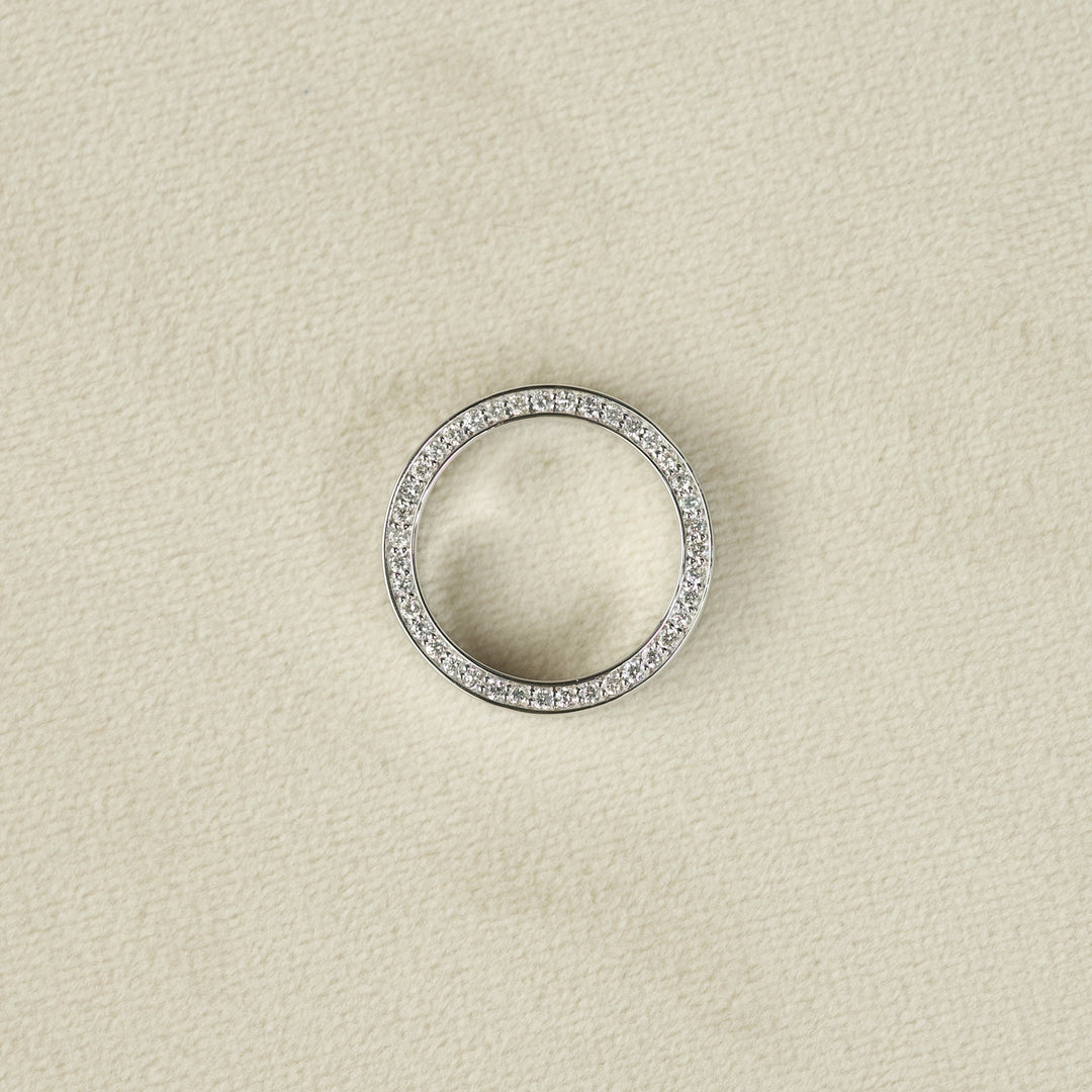 4mm Round Cut Moissanite Men's Wedding Band