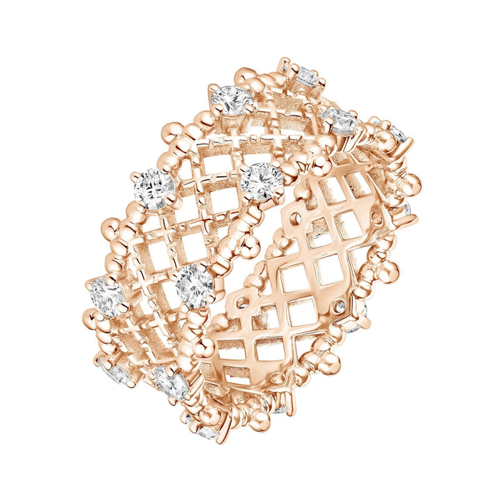round-shaped-moissanite-art-deco-wedding-band