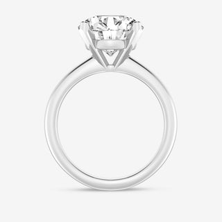 1.0 CT Round Cut Moissanite Classic Solitaire Diamond Engagement Ring