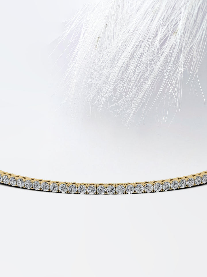 2.50ct Round cut Moissanite Diamond Tennis Bracelet