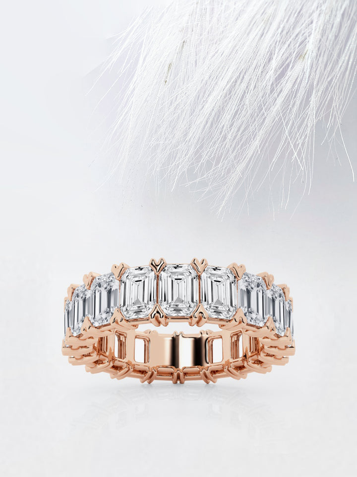 Radiant FG-VS2 Lab Grown Diamond Eternity Wedding Band For Women