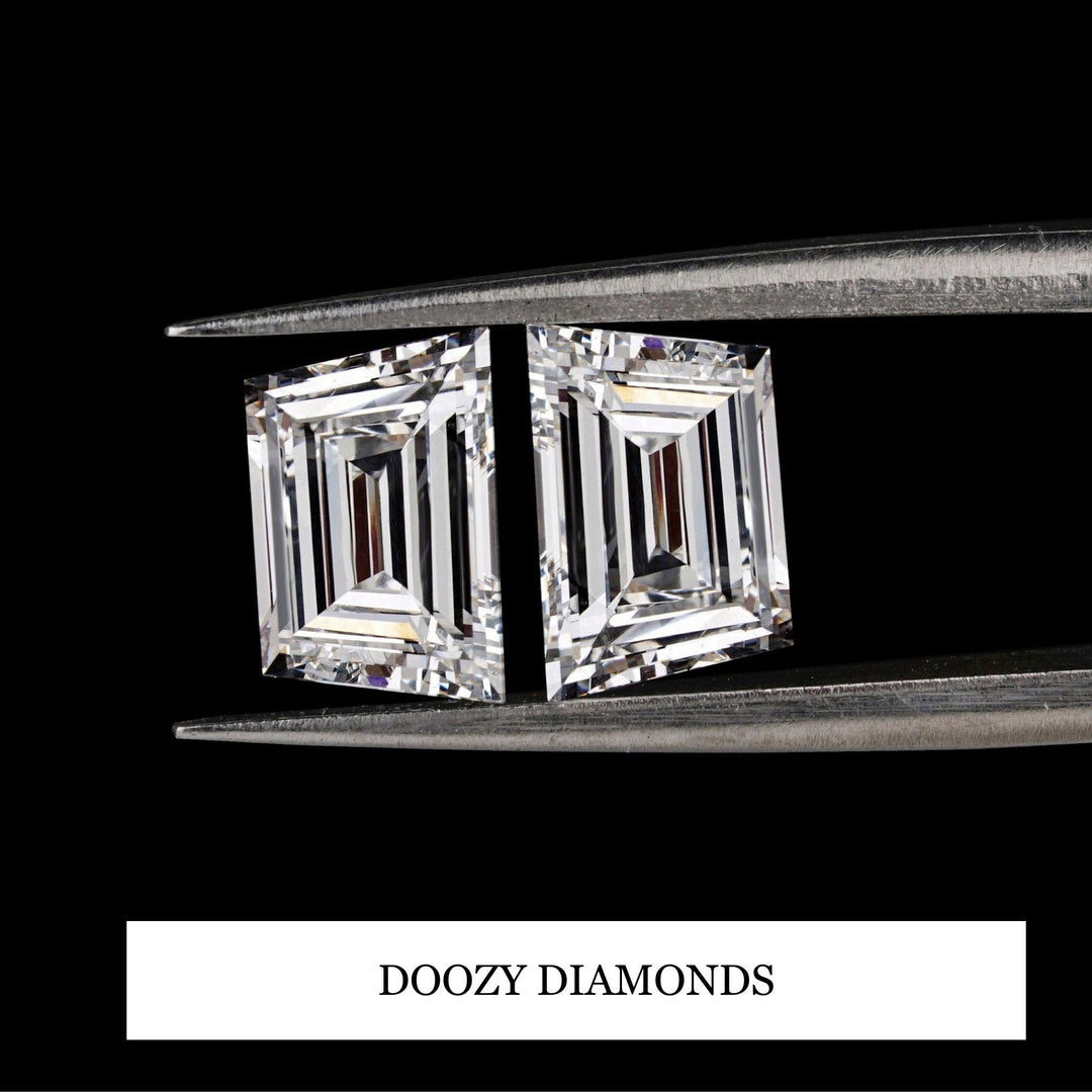0.20CT Trapezoid Cut Lab-Grown Diamond Pair