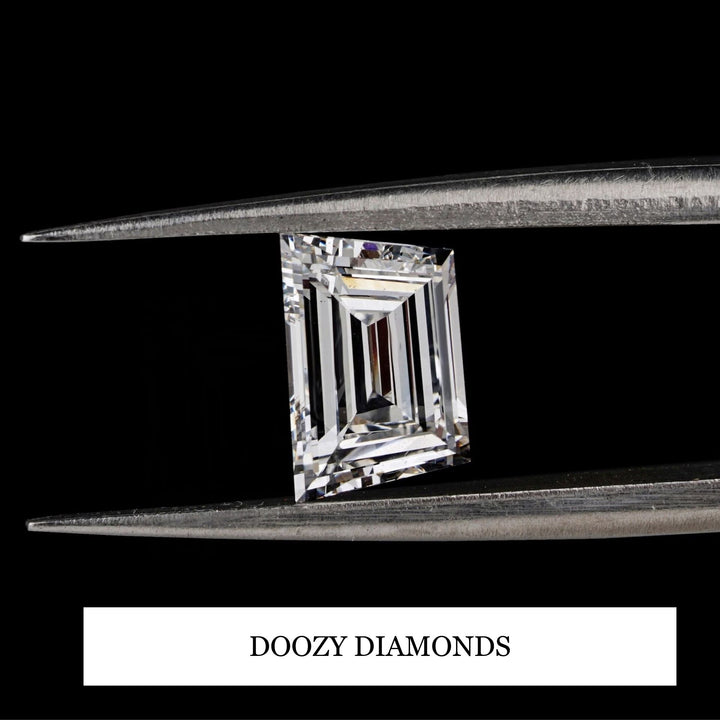0.10CT Trapezoid Step Cut Lab-Grown Diamond