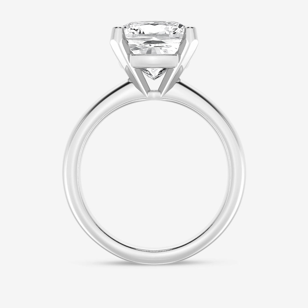 1.0CT Cushion Cut Moissanite Diamond Classic Solitaire Engagement Ring