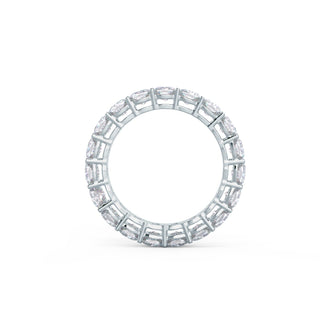 Cushion Cut DE-VS1 Lab Grown Diamond Full Eternity Wedding Band