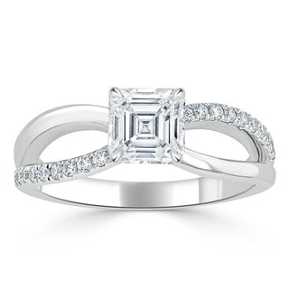 asscher-cut-solitaire-split-shank-style-moissanite-engagement-ring