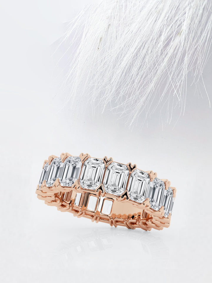 Radiant FG-VS2 Lab Grown Diamond Eternity Wedding Band For Women