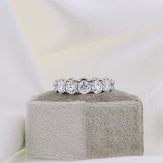 Round FG-VS1 Lab Grown Diamond Eternity Wedding Band