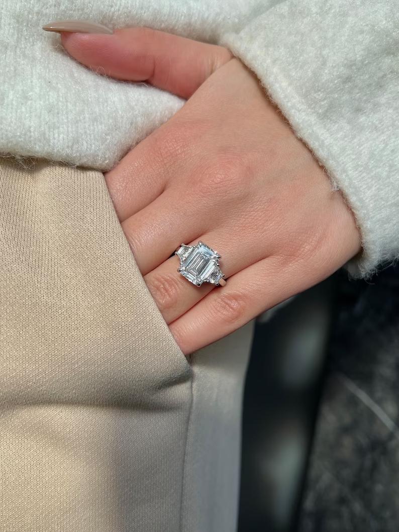 Three-stone ring price, Custom three-stone engagement rings, Three-stone diamond ring near me, Three-stone rings with financing, Three-stone moissanite engagement ring, 