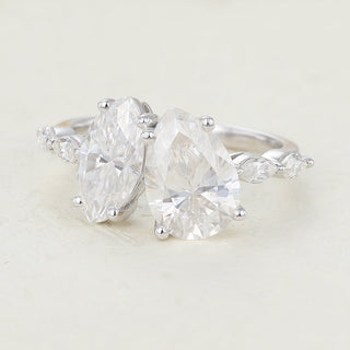 marquise-1-93-ct-pear-shaped-moissanite-two-stone-engagement-ring