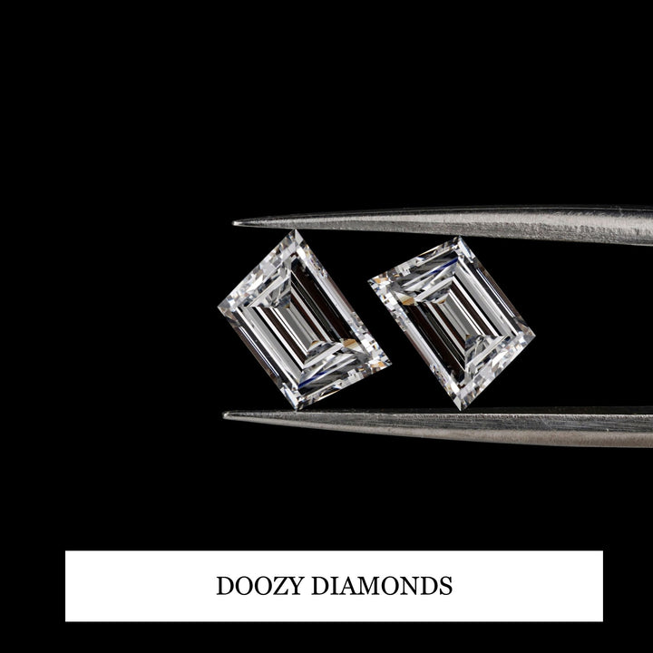0.20CT Trapezoid Cut Lab-Grown Diamond Pair