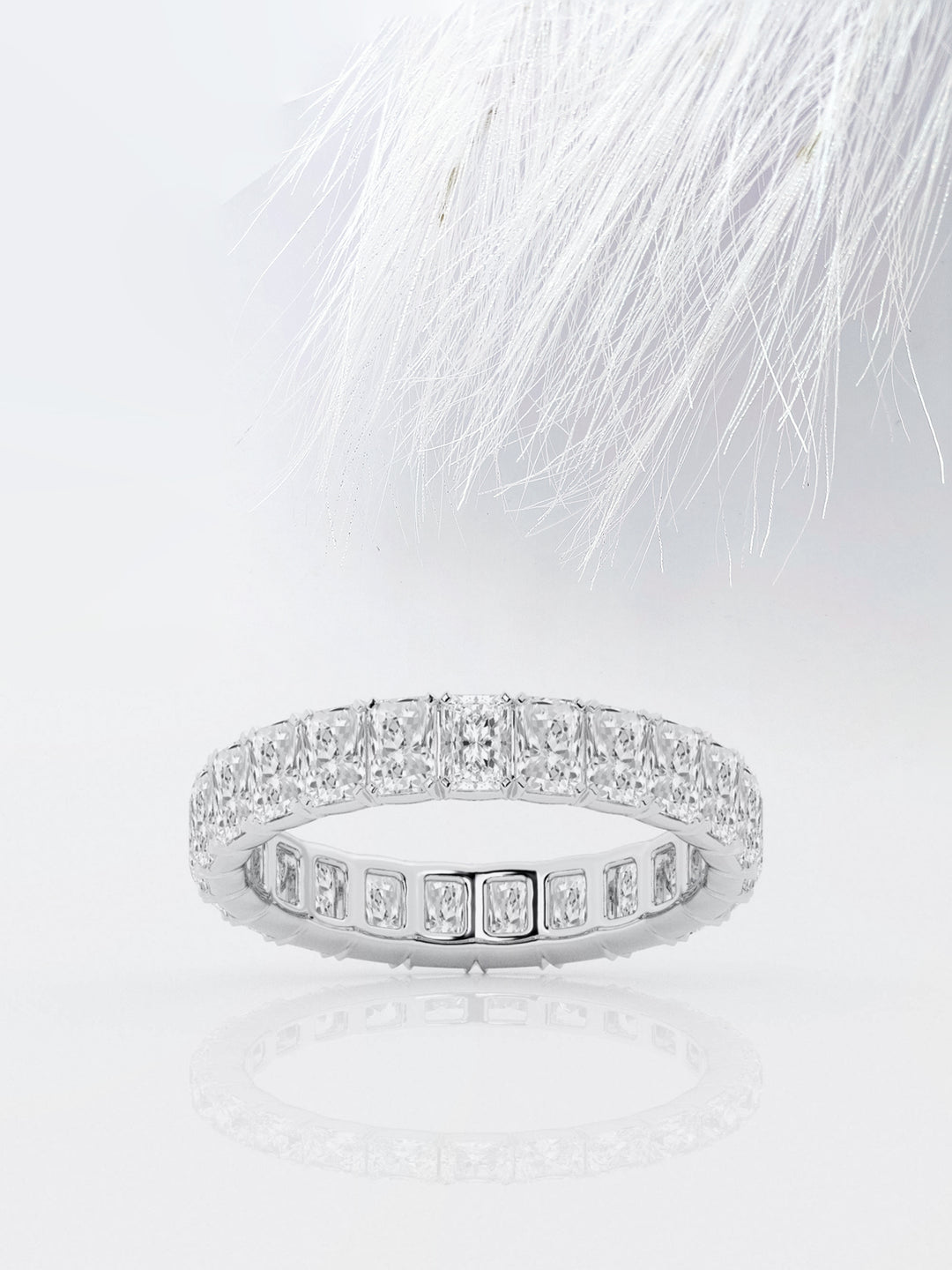 Radiant FG-VS2 Lab Grown Diamond Full Eternity Wedding Band