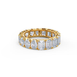 Oval & Emerald DE-VS1 Lab Grown Diamond Eternity Band