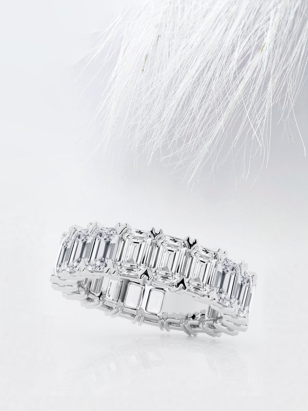 Radiant FG-VS2 Lab Grown Diamond Eternity Wedding Band For Women