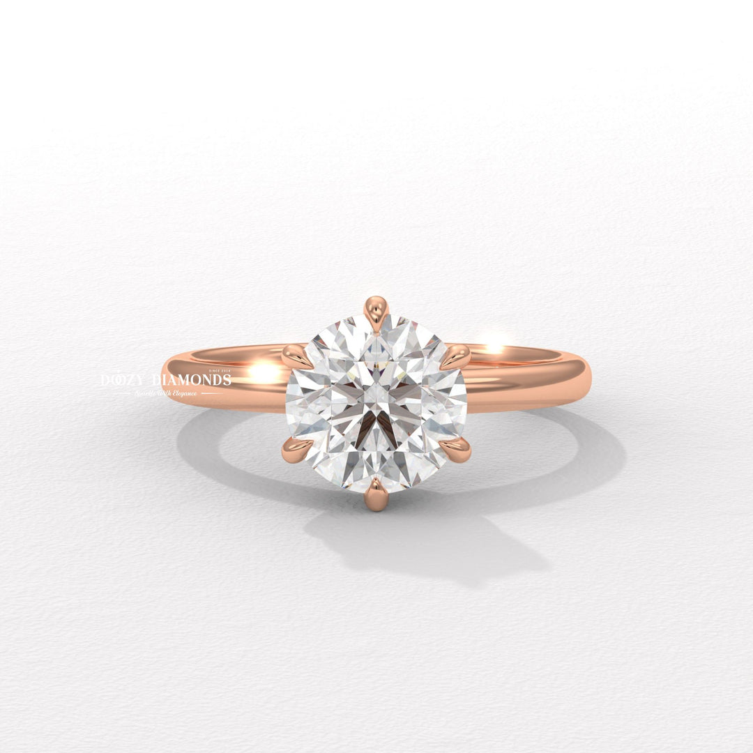 7. Buy Round Solitaire Diamond Ring Online
8. Affordable Brilliant Cut Solitaire Ring
9. Certified Round Diamond Solitaire