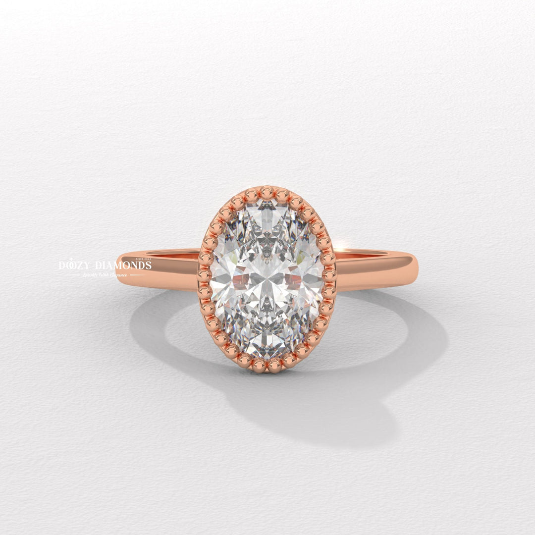9. Yellow Gold Vintage Bezel Ring
10. Matte Finish Vintage Bezel Ring
11. Hand-Engraved Bezel Oval Ring