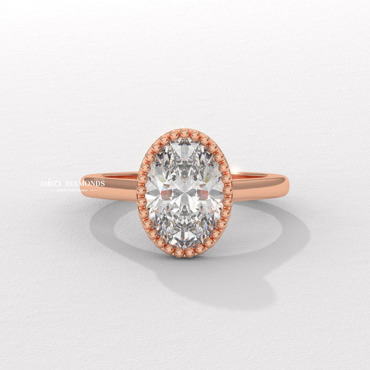 9. Yellow Gold Vintage Bezel Ring
10. Matte Finish Vintage Bezel Ring
11. Hand-Engraved Bezel Oval Ring