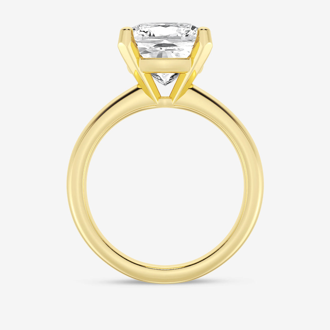 1.0CT Cushion Cut Moissanite Diamond Classic Solitaire Engagement Ring