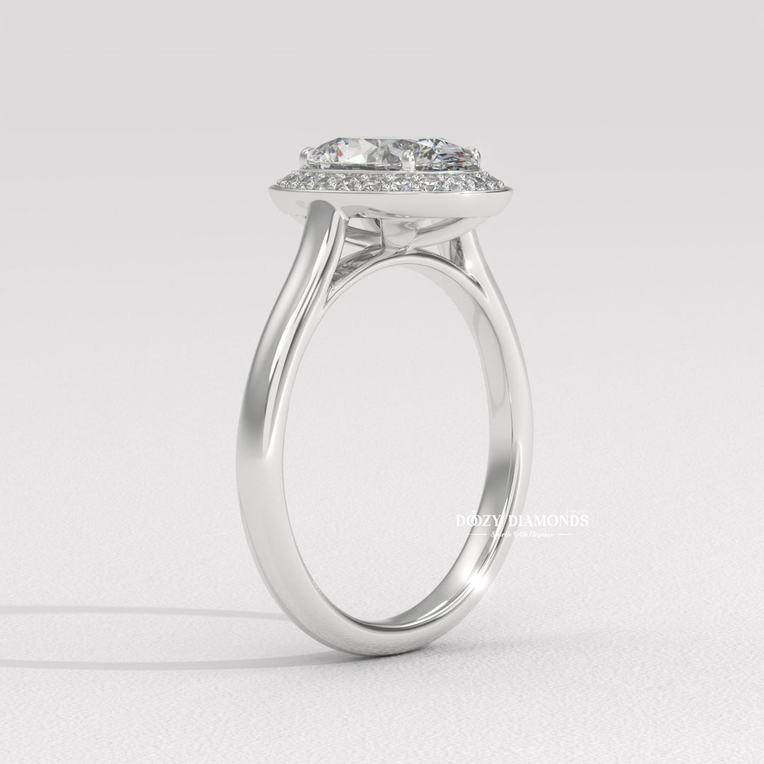 oval cut bridal jewelry, luxury diamond ring, diamond proposal ring, sustainable bridal ring, ethical lab diamond ring, oval cut lab diamond ring, wedding proposal ring, fine jewelry engagement ring