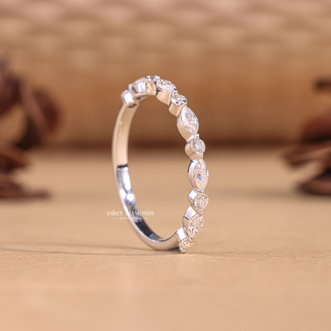 Best lab grown diamond bands for couples, Lab grown wedding band in 14K white gold, Eco-friendly lab grown diamond bands, Buy lab grown diamond wedding band online, 