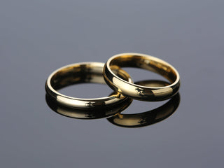 4.0mm Classic Dome Shine Wedding Band