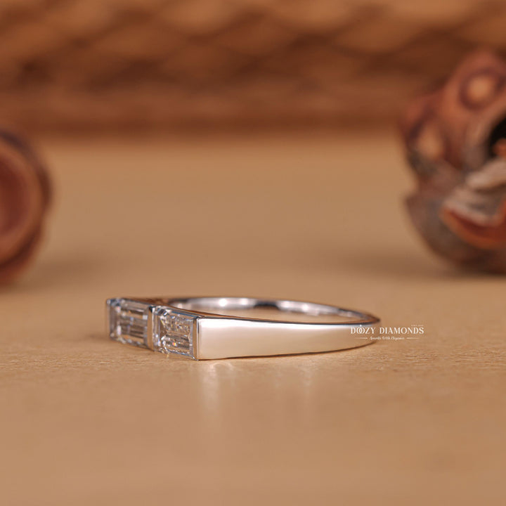 Baguette diamond band rose gold, Baguette diamond band yellow gold, Baguette diamond band for women, Baguette diamond band for men, Baguette diamond band for couples,
