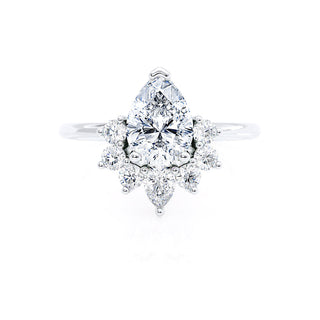 pear-shaped-moissanite-cluster-style-engagement-ring