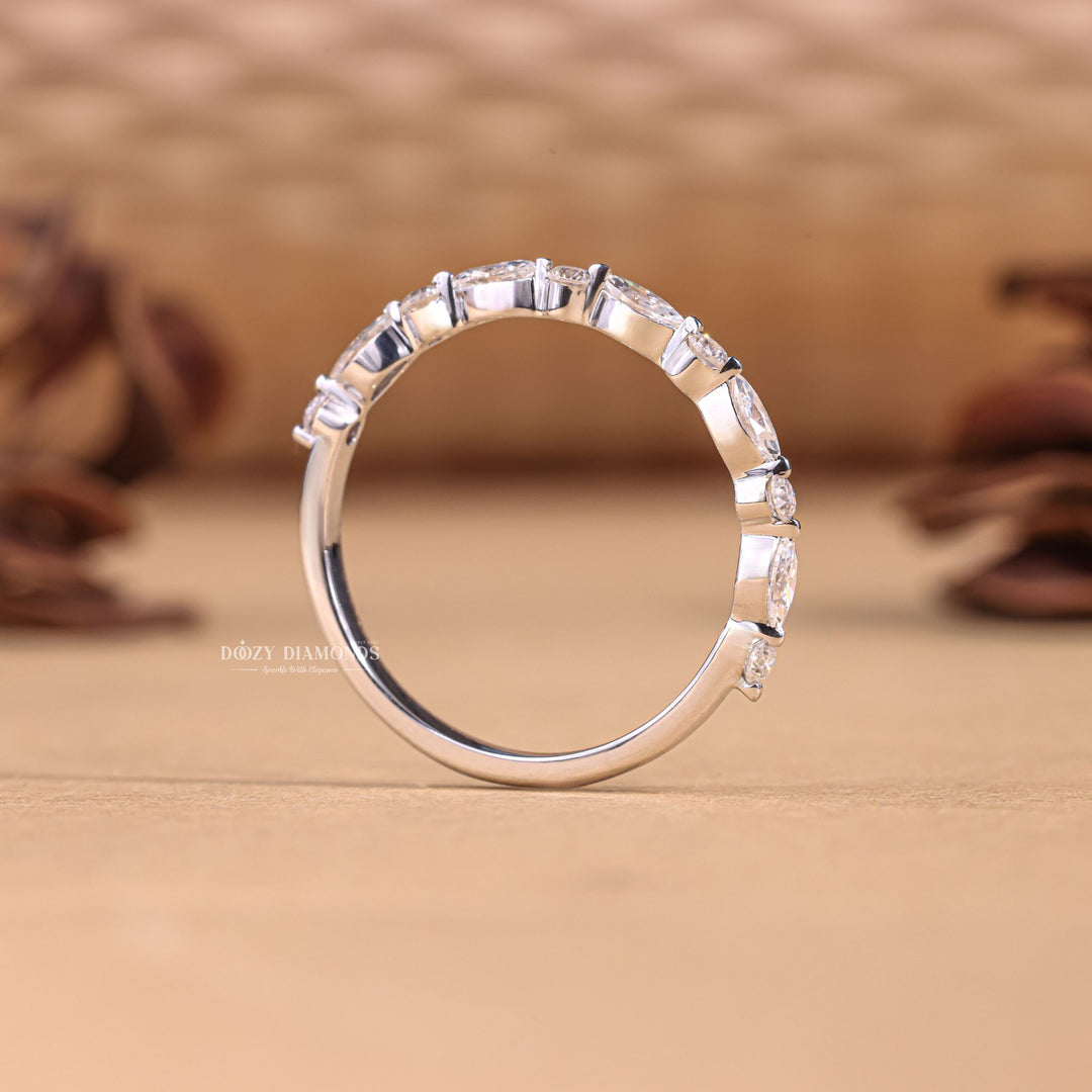 Custom lab grown wedding bands for her, Lab created diamond eternity wedding bands, Sustainable lab grown wedding bands for men, Lab grown pave set wedding bands, 