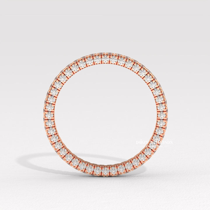 High polish ring
Rhodium plated band
Brushed white gold ring
Matte finish wedding band