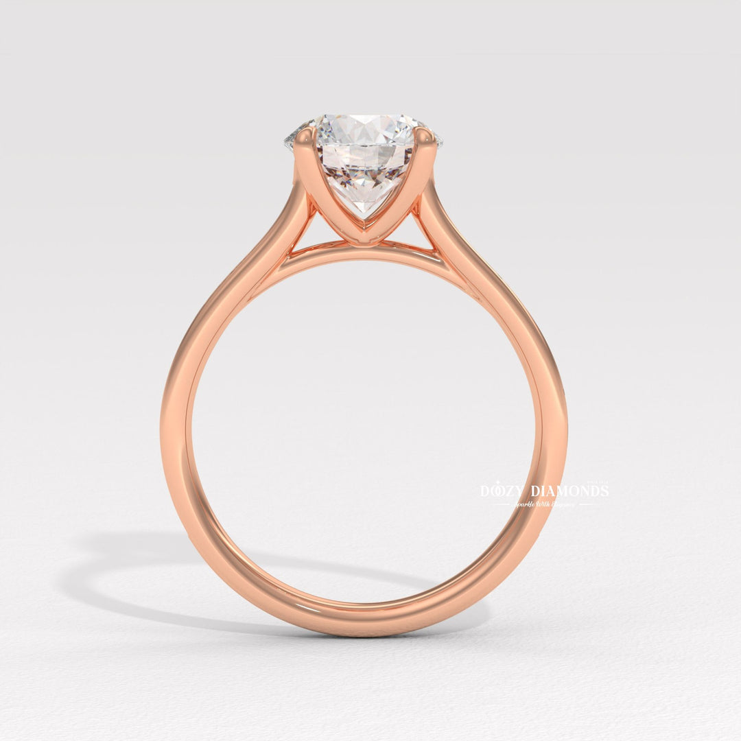  Affordable Pave Diamond Ring
15. Certified Round Diamond Ring Yellow Gold
16. Custom Yellow Gold Pave Setting