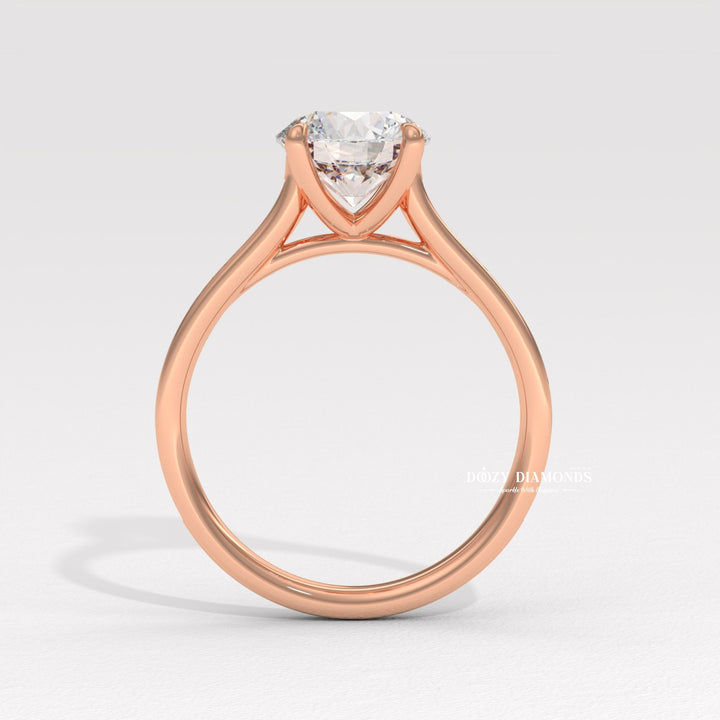  Affordable Pave Diamond Ring
15. Certified Round Diamond Ring Yellow Gold
16. Custom Yellow Gold Pave Setting