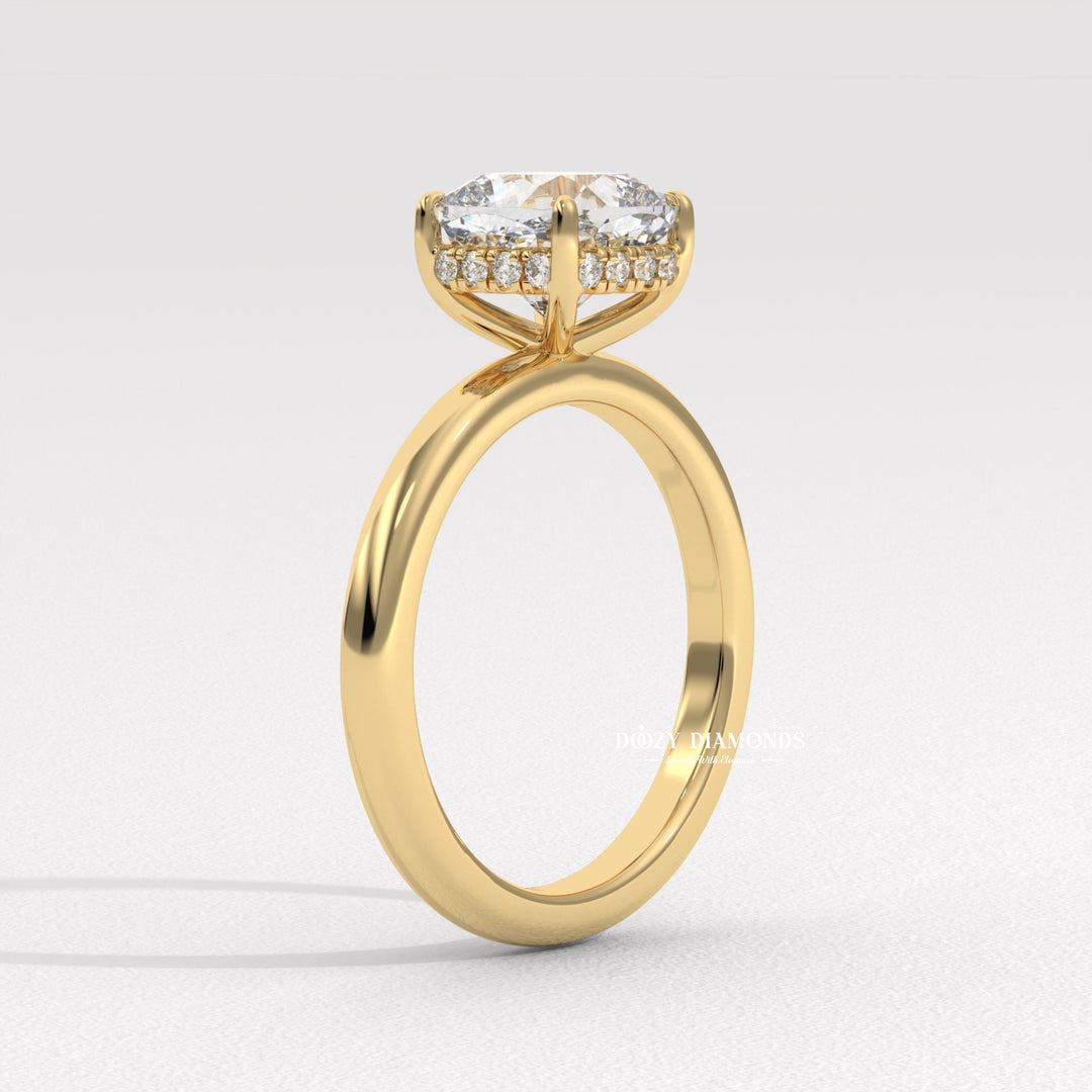Cushion cut engagement ring
Buy lab grown diamond ring online
IGI certified lab grown diamond ring