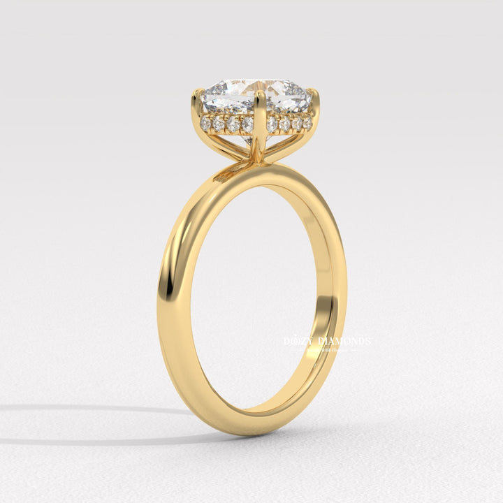 Cushion cut engagement ring
Buy lab grown diamond ring online
IGI certified lab grown diamond ring