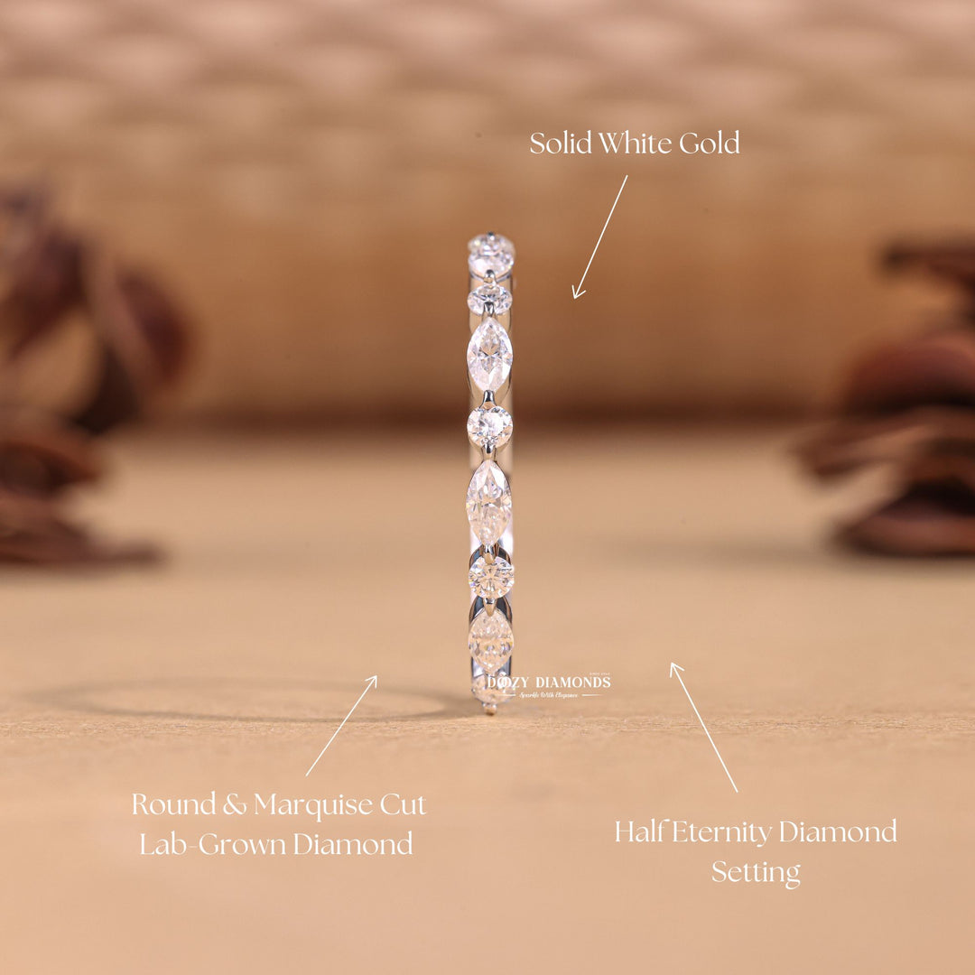 Sustainable lab grown wedding bands for men, Lab grown pave set wedding bands, Thin lab grown diamond bands for stacking, Elegant lab grown wedding rings with diamonds, 