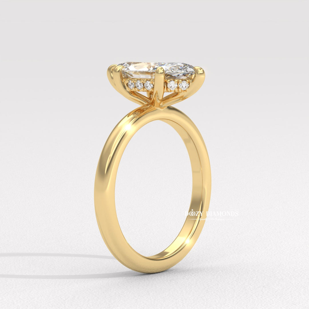 Marquise diamond hidden halo ring
Buy marquise engagement ring online
Natural diamond marquise ring