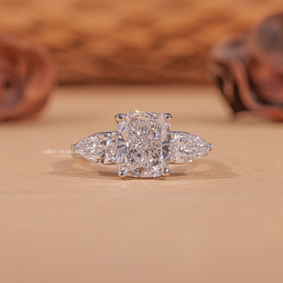 Buy three-stone engagement ring, Best three-stone engagement ring, Three-stone engagement ring for sale, Affordable three-stone diamond rings, Shop three-stone engagement rings