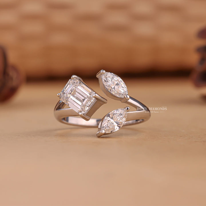 Buy three-stone engagement ring, Best three-stone engagement ring, Three-stone engagement ring for sale, Affordable three-stone diamond rings, 