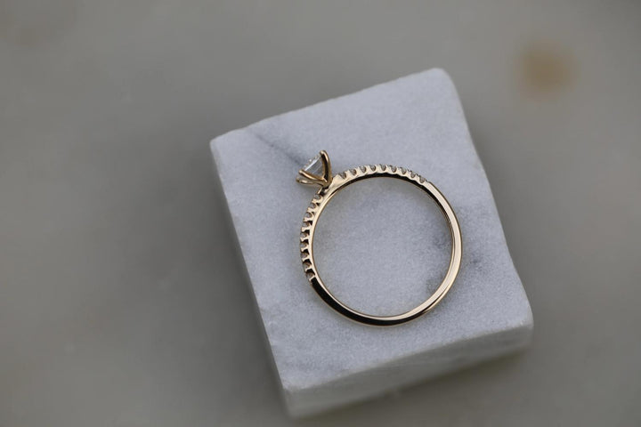 lab grown diamond ring