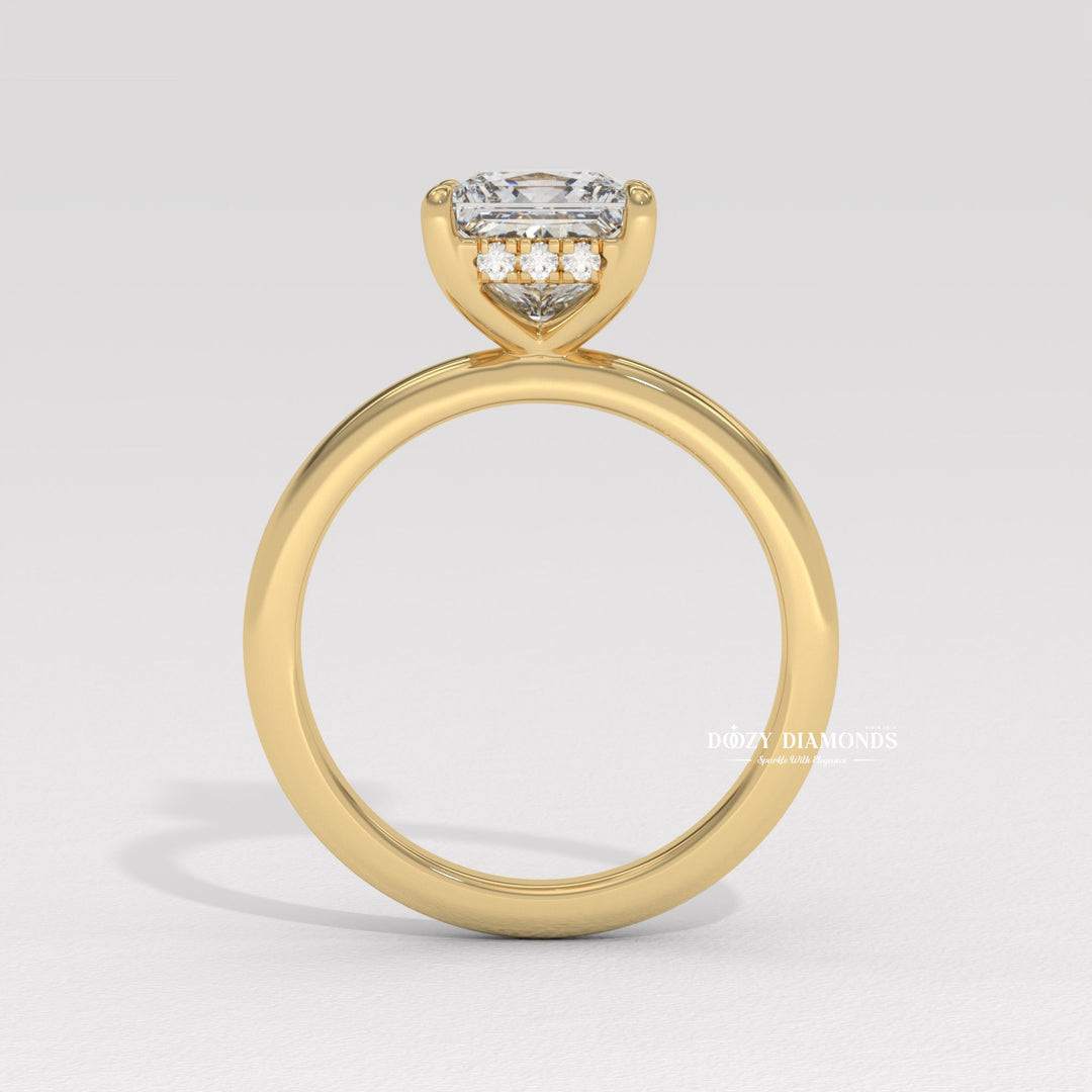 Conflict-free diamond engagement ring
IGI certified lab grown diamond
Princess cut solitaire engagement ring