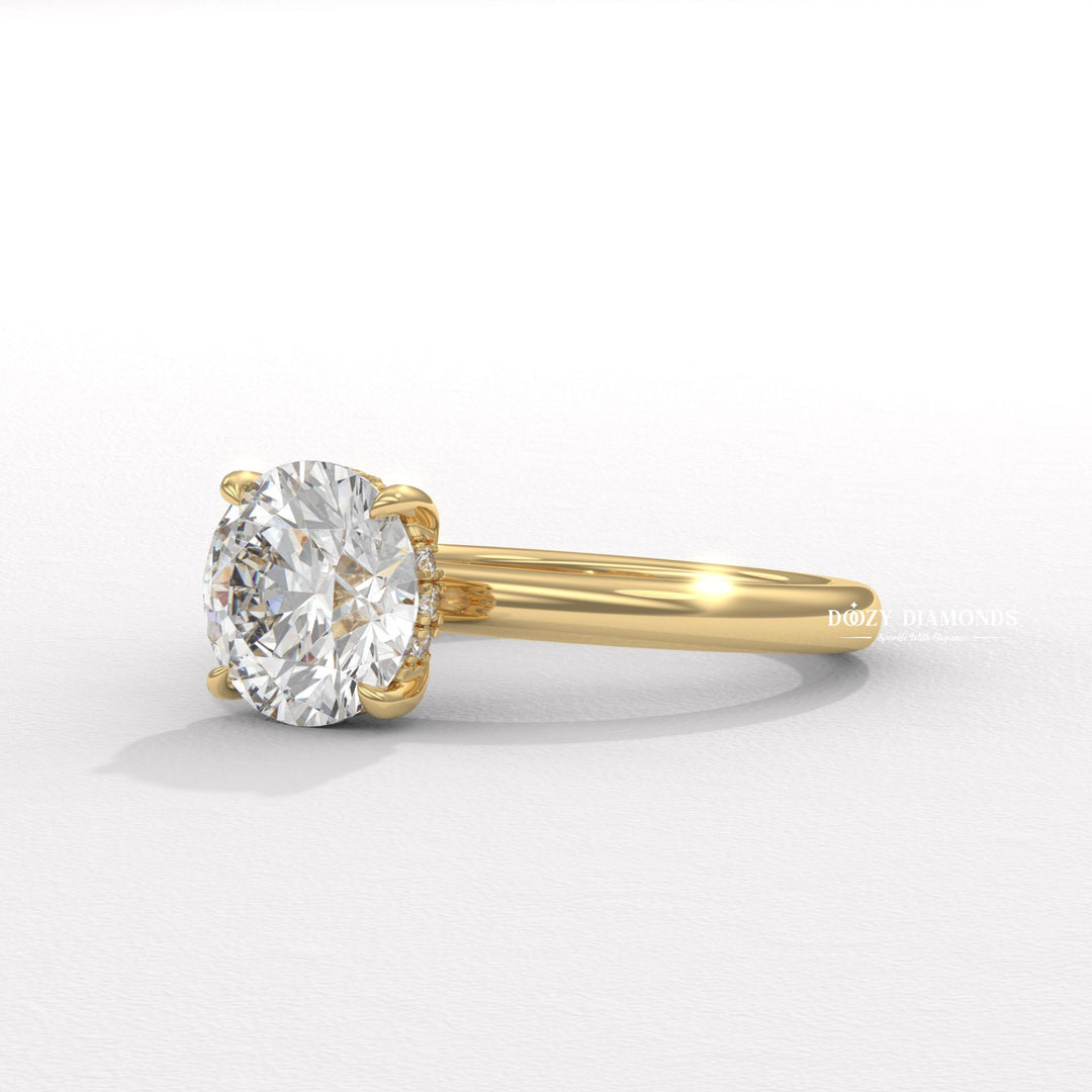 Lab grown diamond ring
Hidden halo diamond ring
Sustainable diamond engagement ring
Ethical diamond ring