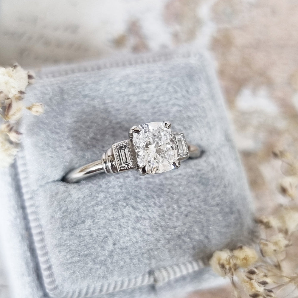 cushion-cut-three-stone-e-vs1-lab-grown-diamond-engagement-ring