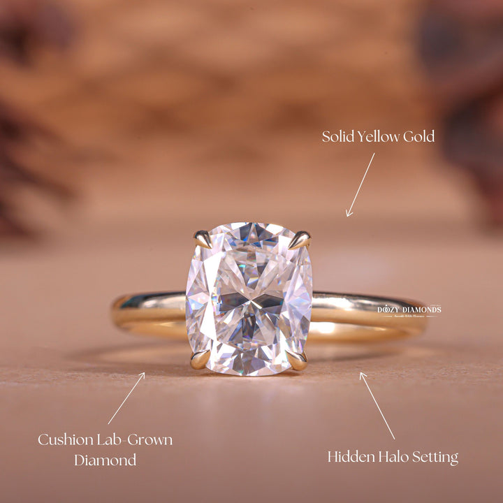 Cushion contemporary engagement ring, Cushion minimalist engagement ring, Cushion intricate engagement ring, Cushion bold engagement ring, Cushion delicate engagement ring,