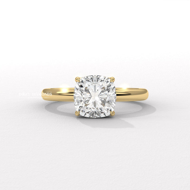Cushion lab grown diamond ring
Hidden halo engagement ring
Lab grown diamond engagement ring