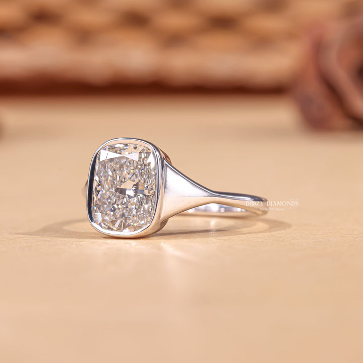 Cushion ethical engagement ring, Cushion sustainable engagement ring, Cushion conflict-free engagement ring, Cushion lab-grown engagement ring, 
