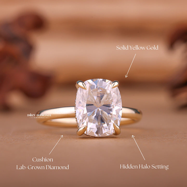Cushion contemporary engagement ring, Cushion minimalist engagement ring, Cushion intricate engagement ring, Cushion bold engagement ring, Cushion delicate engagement ring, 