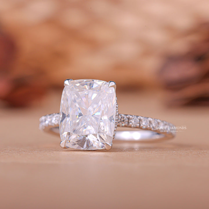 Cushion discount diamond engagement ring, Cushion designer diamond engagement ring, Cushion handcrafted diamond engagement ring, 