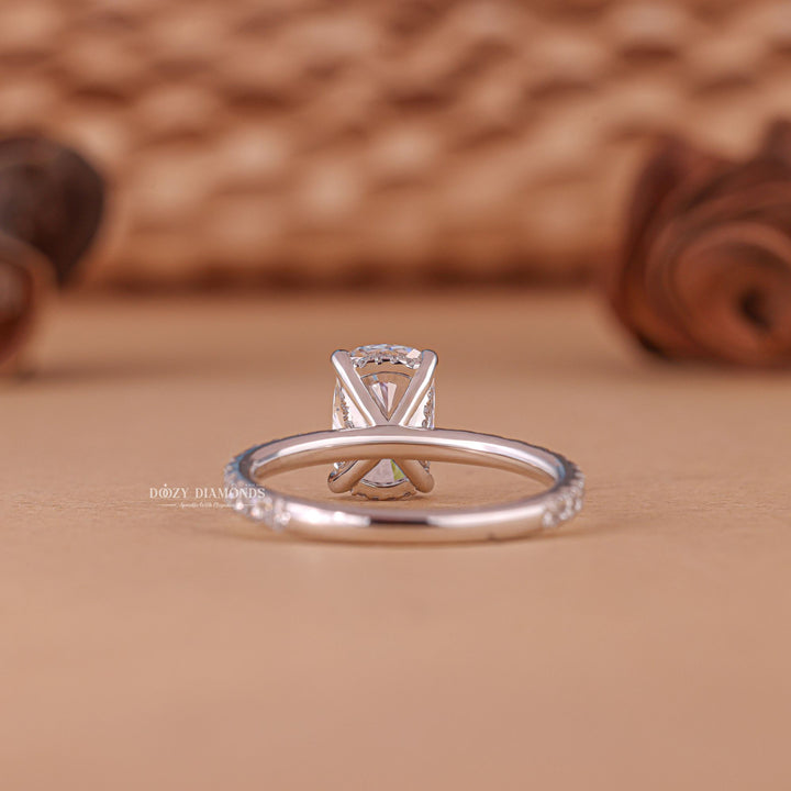 Cushion versatile engagement ring, Cushion ethical engagement ring, Cushion sustainable engagement ring