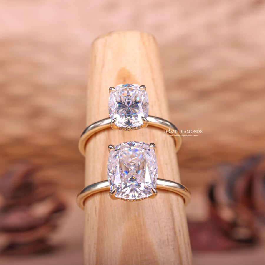 Cushion sustainable engagement ring, Cushion conflict-free engagement ring, Cushion lab-grown engagement ring, Cushion natural engagement ring, Cushion certified engagement ring, 