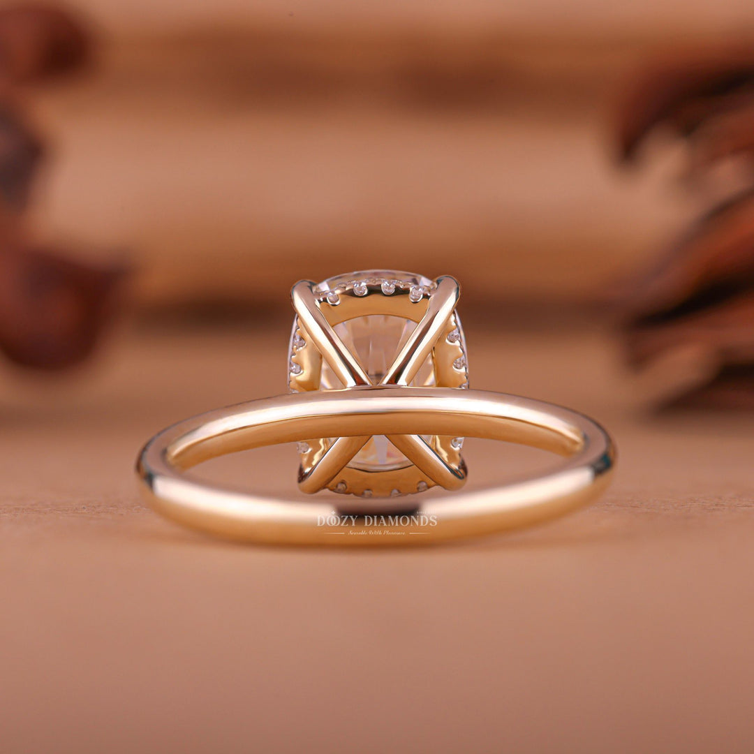 Cushion side stone engagement ring, Cushion cathedral engagement ring, Cushion bezel engagement ring, Cushion tension set engagement ring,