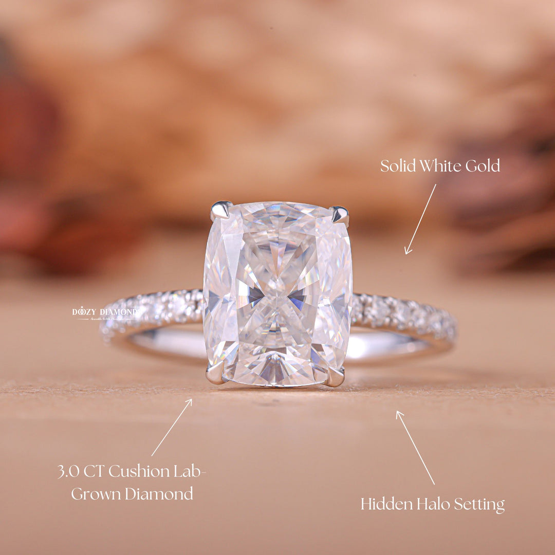 Cushion certified diamond engagement ring, Cushion vintage diamond engagement ring, Cushion antique diamond engagement ring, Cushion modern diamond engagement ring,